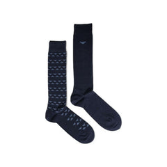 Emporio Armani Underwear Blue Cotton Sock -  Men´s Socks -  Emporio Armani Underwear.