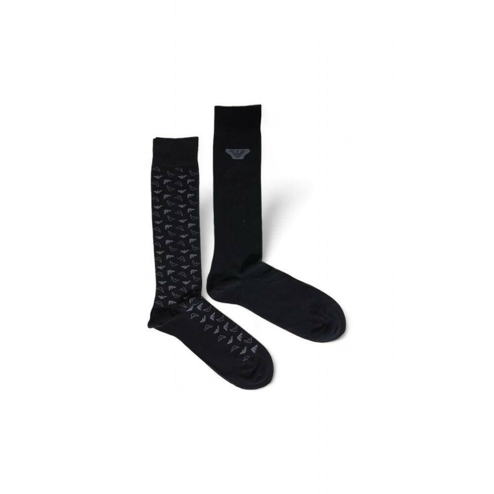 Emporio Armani Underwear Black Cotton Sock -  MenΒ΄s Socks -  Emporio Armani Underwear.