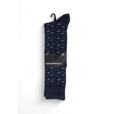 Emporio Armani Underwear Blue Cotton Sock -  MenΒ΄s Socks -  Emporio Armani Underwear.