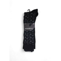 Emporio Armani Underwear Black Cotton Sock -  MenΒ΄s Socks -  Emporio Armani Underwear.
