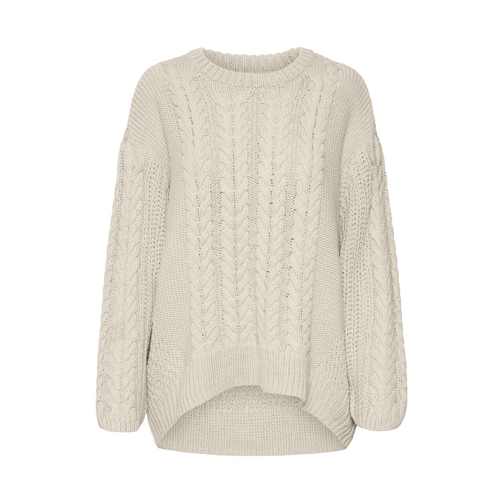 Vero Moda Beige Cotton Sweater -   -  Vero Moda.