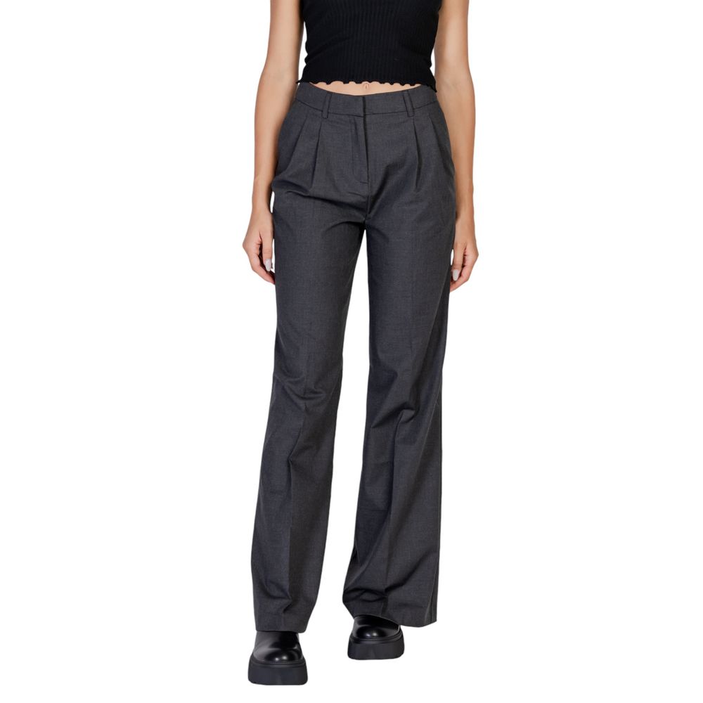 Morgan De Toi Gray Polyester Pant -   -  Morgan De Toi.