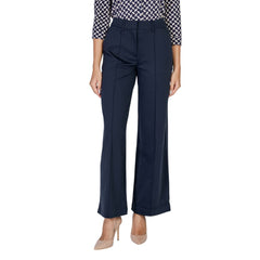 ICHI Blue Polyester Pant -   -  ICHI.