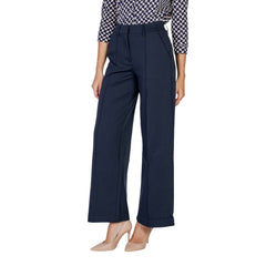 ICHI Blue Polyester Pant -   -  ICHI.