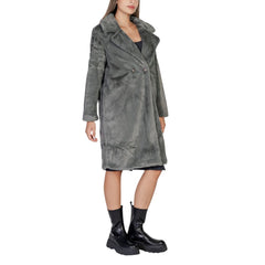 ICHI Black Polyester Jackets & Coat -   -  ICHI.