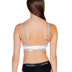 Calvin Klein Underwear Gray Cotton Bra -   -  Calvin Klein Underwear.