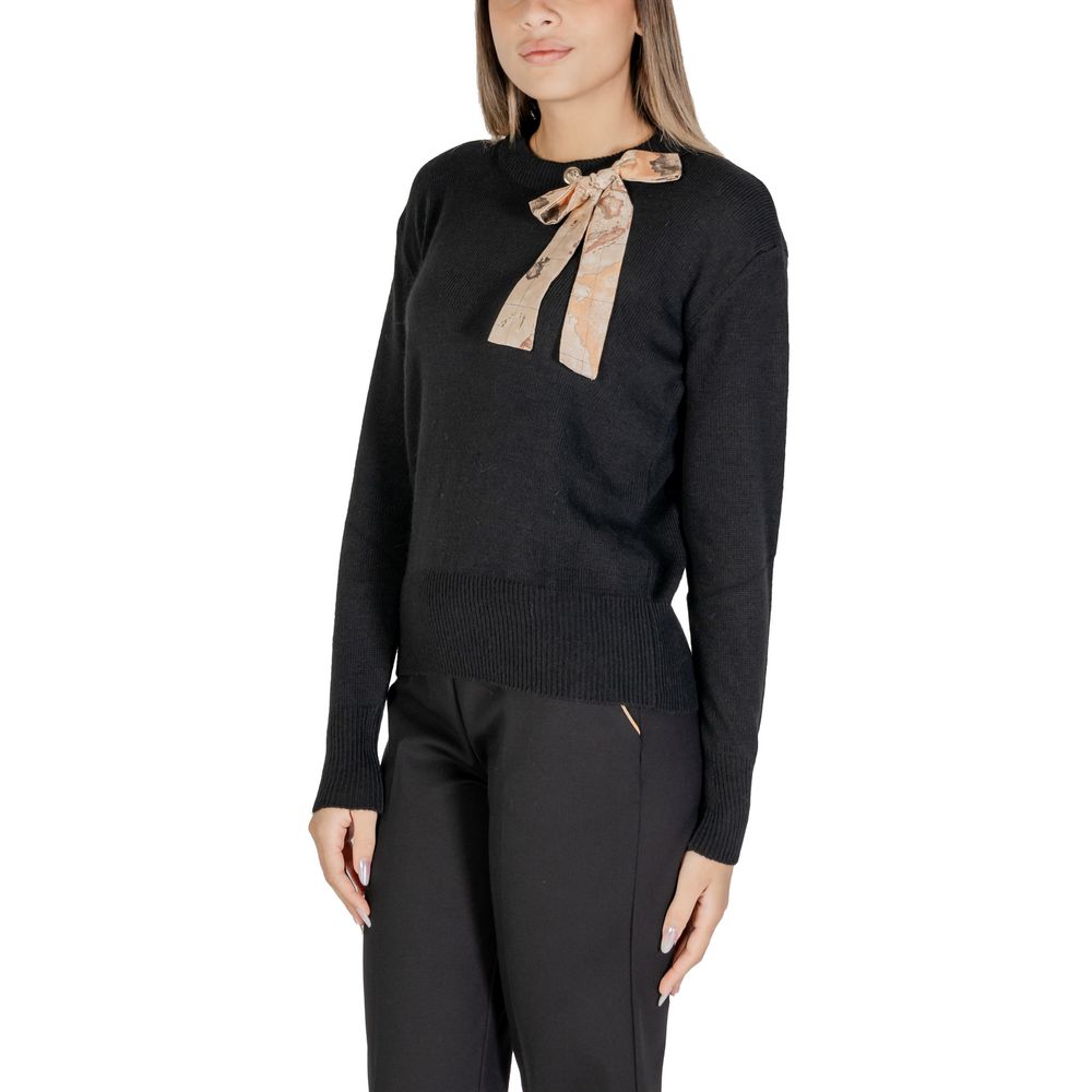 Alviero Martini Prima Classe Black Polyester Sweater -   -  Alviero Martini Prima Classe. Alviero Martini Prima Classe Black Polyester Sweater -   -  Alviero Martini Prima Classe.