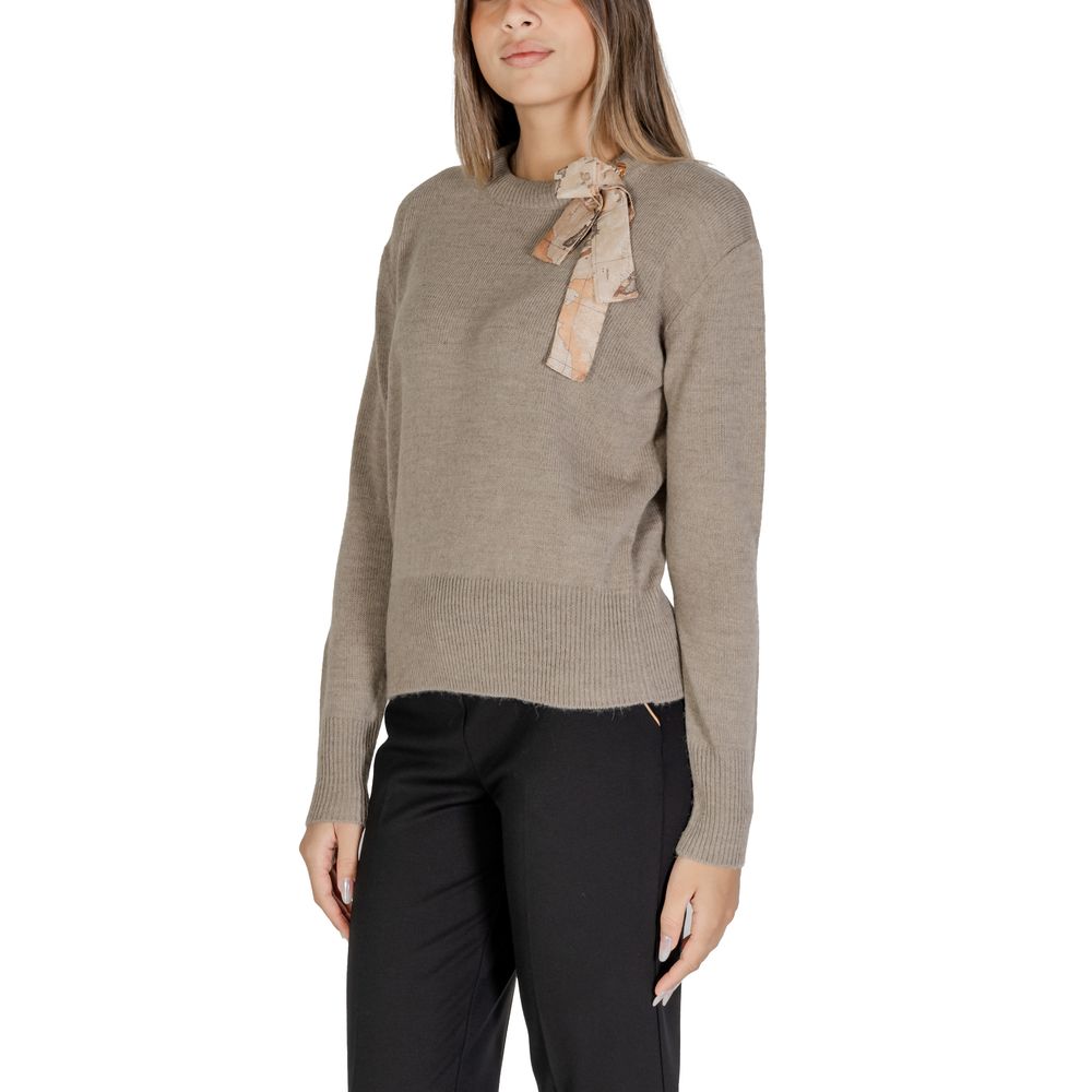 Alviero Martini Prima Classe Beige Polyester Sweater -   -  Alviero Martini Prima Classe. Alviero Martini Prima Classe Beige Polyester Sweater -   -  Alviero Martini Prima Classe.
