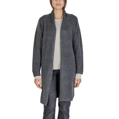 Morgan De Toi Gray Polyester Cardigan - - Morgan De Toi.