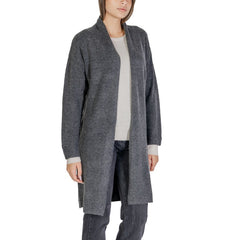 Morgan De Toi Gray Polyester Cardigan - - Morgan De Toi.
