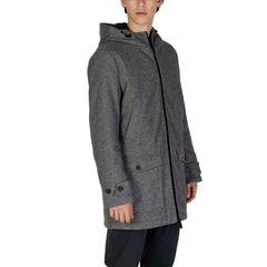 Hamaki-Ho Gray Polyester Coat -   -  Hamaki-Ho.