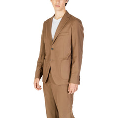 Hamaki-Ho Beige Polyester Blazer -   -  Hamaki-Ho.