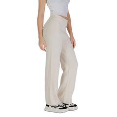 Vero Moda Cream Viscose Pant -   -  Vero Moda.