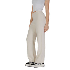 Vero Moda Cream Viscose Pant -   -  Vero Moda.