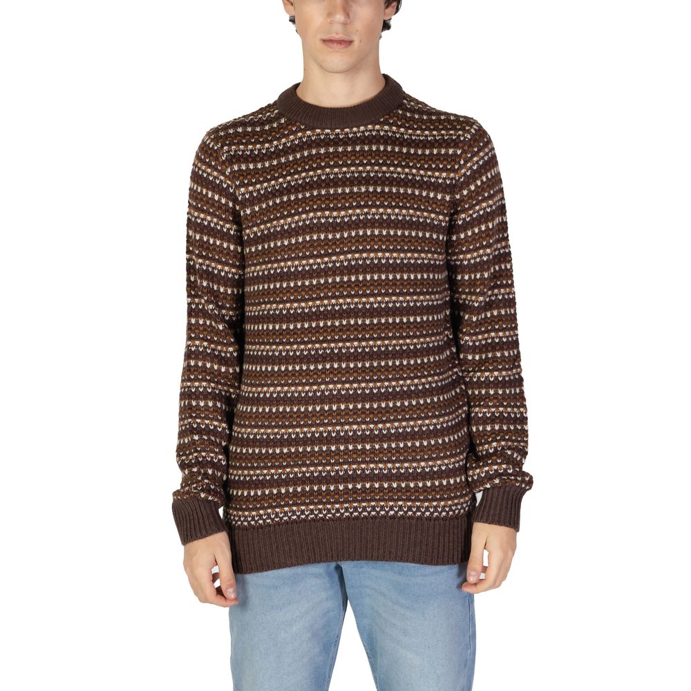 Only & Sons Brown Cotton Sweater -   -  Only & Sons.