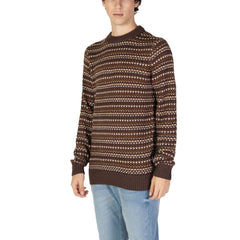 Only & Sons Brown Cotton Sweater -   -  Only & Sons.