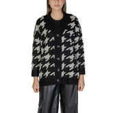 Vero Moda Black And White Marabou Cardigan -   -  Vero Moda.