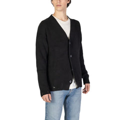 Underclub Black Cotton Cardigan -   -  Underclub.