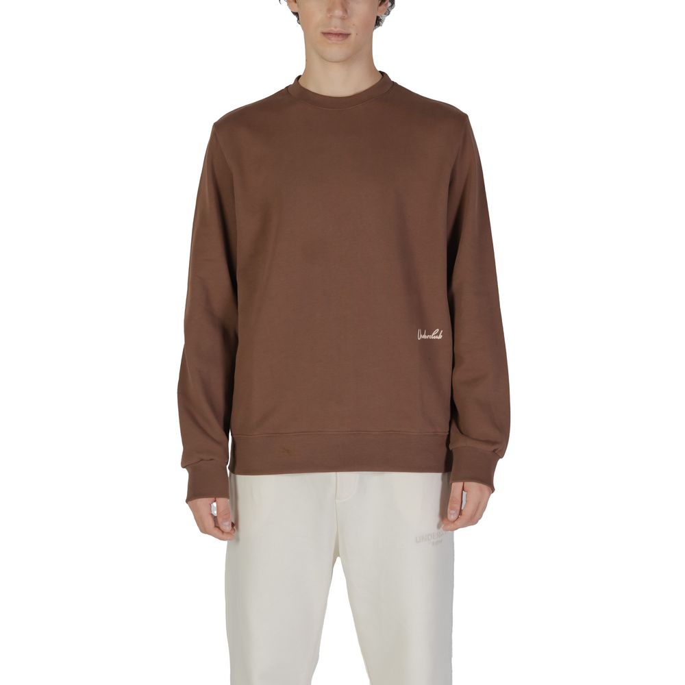 Underclub Brown Cotton Sweatshirt -   -  Underclub.