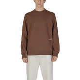 Underclub Brown Cotton Sweatshirt -   -  Underclub.