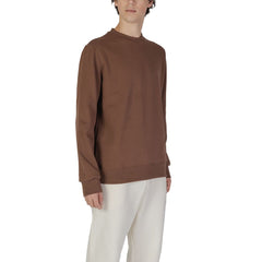 Underclub Brown Cotton Sweatshirt -   -  Underclub.