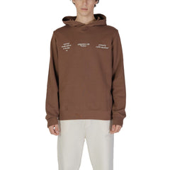 Underclub Brown Cotton Hoody -   -  Underclub.