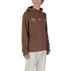 Underclub Brown Cotton Hoody -   -  Underclub.