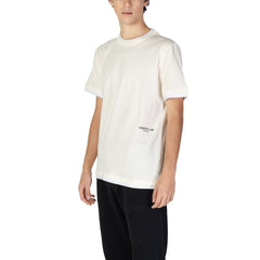 Underclub Cream Cotton T-Shirt -   -  Underclub.