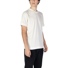 Underclub Cream Cotton T-Shirt -   -  Underclub.