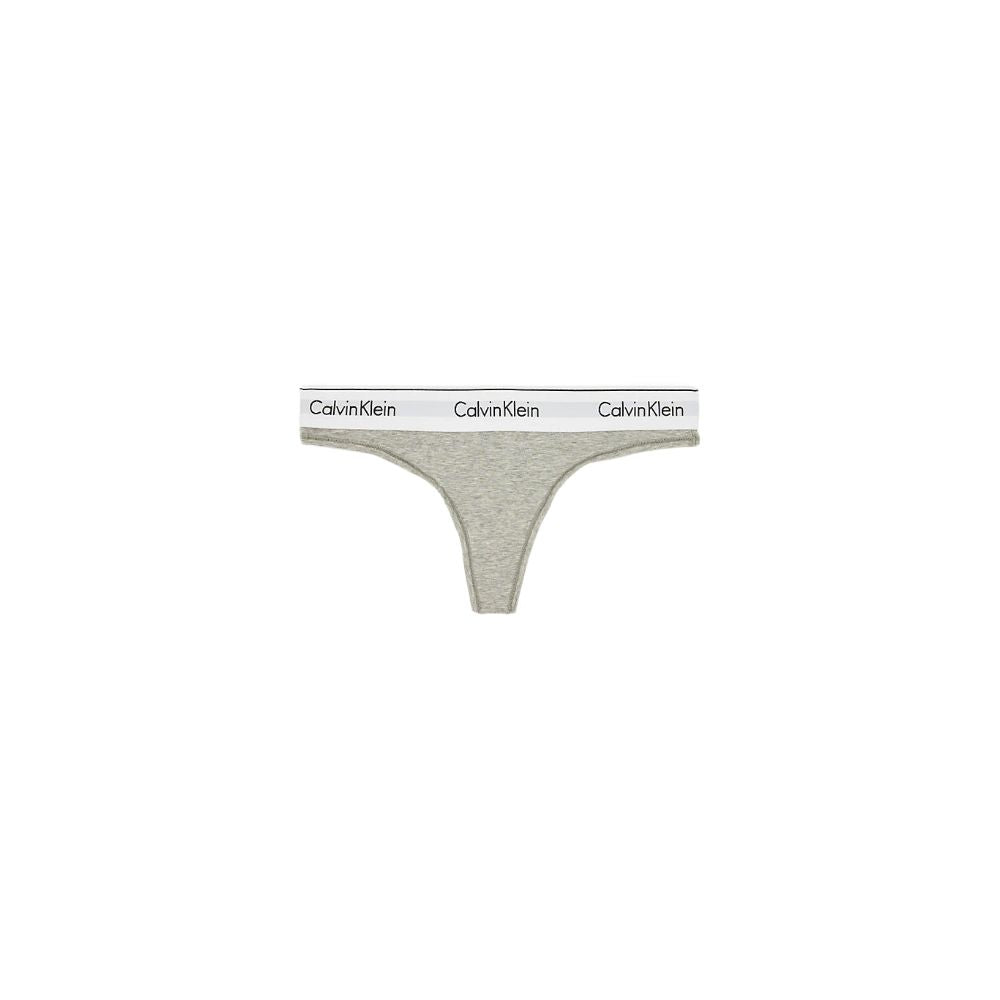 Calvin Klein Underwear Gray Cotton Panty -   -  Calvin Klein Underwear.