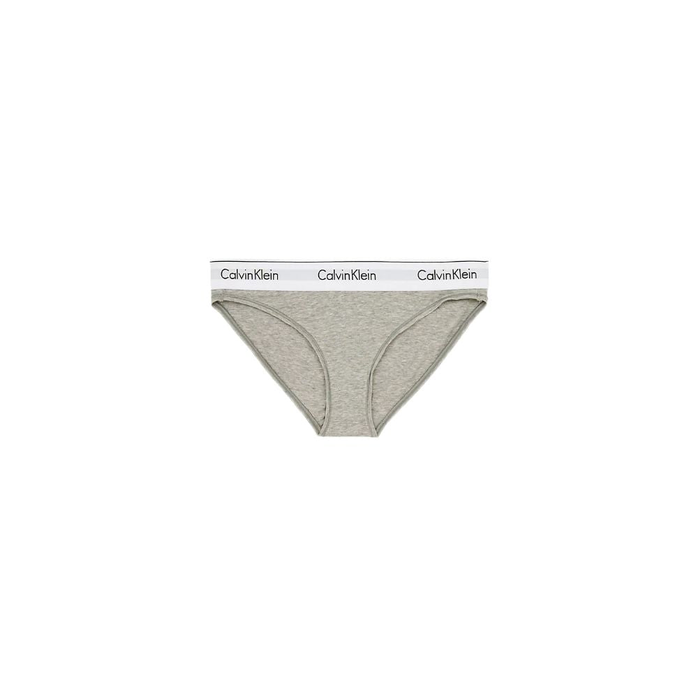 Calvin Klein Underwear Gray Cotton Panty -   -  Calvin Klein Underwear.