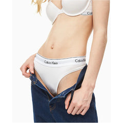 Calvin Klein Underwear White Cotton Panty -   -  Calvin Klein Underwear.