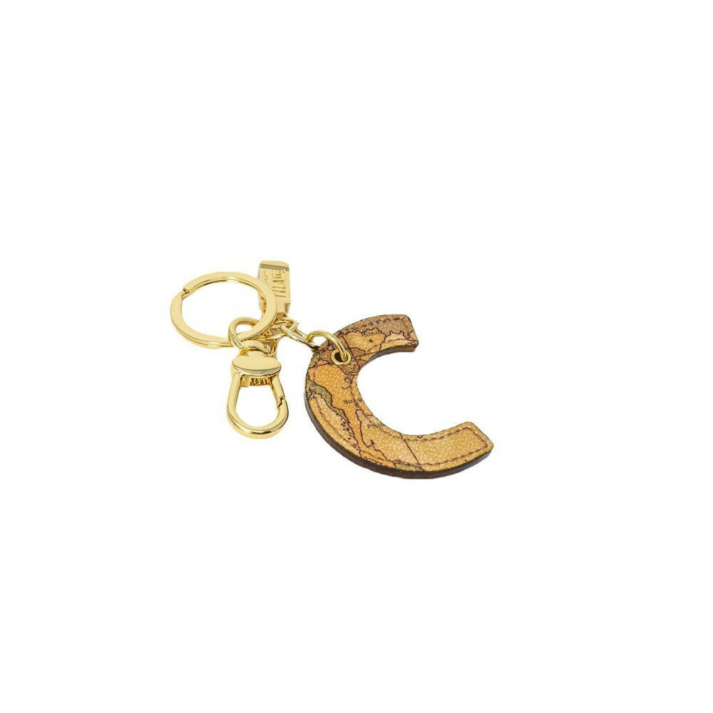 Alviero Martini Prima Classe Beige Leather Keychain -   -  Alviero Martini Prima Classe.