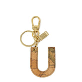 Alviero Martini Prima Classe Beige Leather Keychain -   -  Alviero Martini Prima Classe.