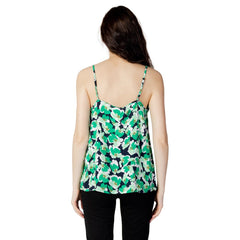 Jacqueline De Yong Green Cotton Tank Top -   -  Jacqueline De Yong.