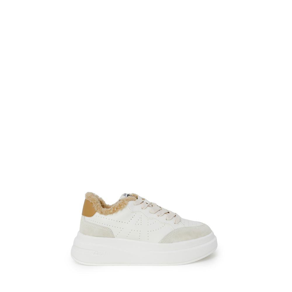 ASH Beige Leather Sneaker -   -  ASH.