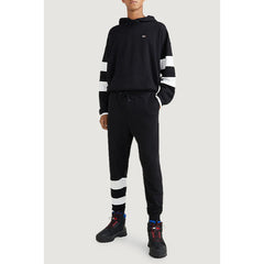 Tommy Hilfiger Jeans Black Cotton Joggers Workout Pant -   -  Tommy Hilfiger Jeans.