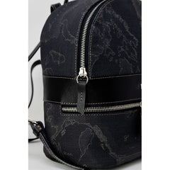 Alviero Martini Prima Classe Black Leather Backpack -   -  Alviero Martini Prima Classe.