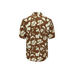 Only & Sons Brown Viscose Shortsleeve - - Only & Sons.