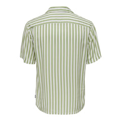 Only & Sons Green Viscose Shortsleeve - - Only & Sons.