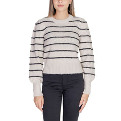 Jacqueline De Yong Gray Polyester Sweater -   -  Jacqueline De Yong.