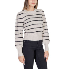 Jacqueline De Yong Gray Polyester Sweater -   -  Jacqueline De Yong.