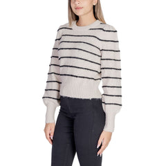 Jacqueline De Yong Gray Polyester Sweater -   -  Jacqueline De Yong.