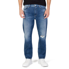 Tommy Hilfiger Jeans Blue Cotton Slim Fit Jean -   -  Tommy Hilfiger Jeans.