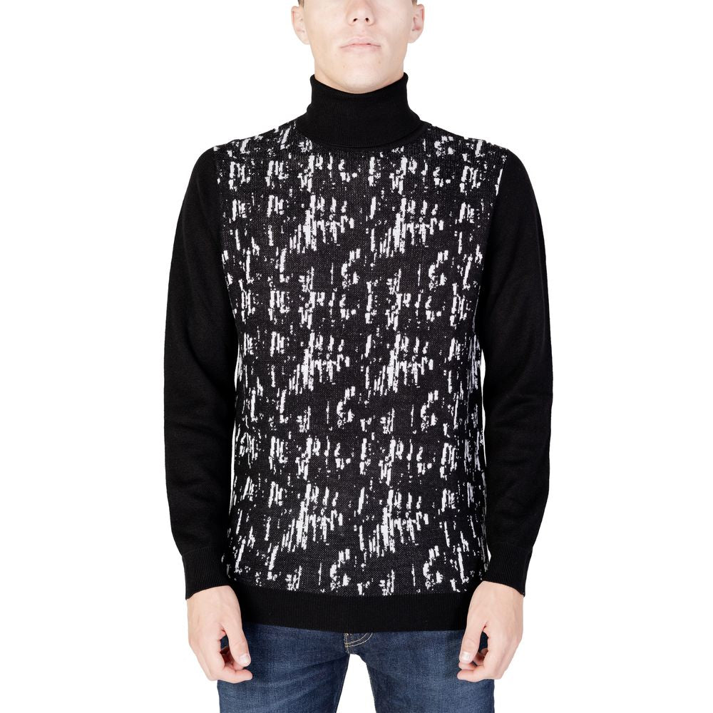 Antony Morato Black Wool Turtleneck -   -  Antony Morato.