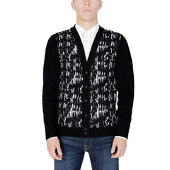 Antony Morato Black Wool Cardigan -   -  Antony Morato.