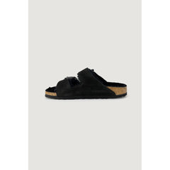 Birkenstock Black Suede Leather Sandal -   -  Birkenstock.