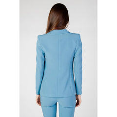 Rinascimento Turquoise Polyester Blazer -   -  Rinascimento.