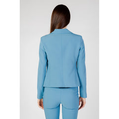 Rinascimento Turquoise Polyester Blazer -   -  Rinascimento.