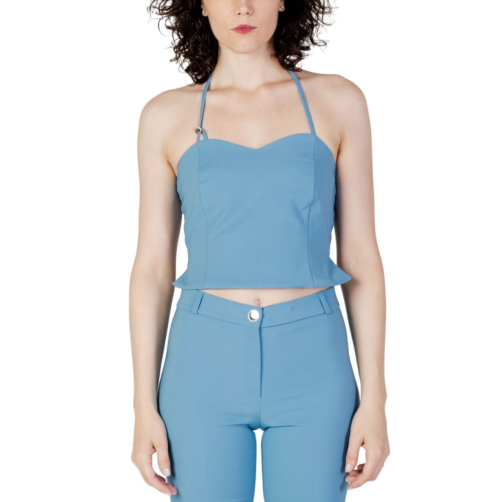 Rinascimento Turquoise Polyester Top -   -  Rinascimento.